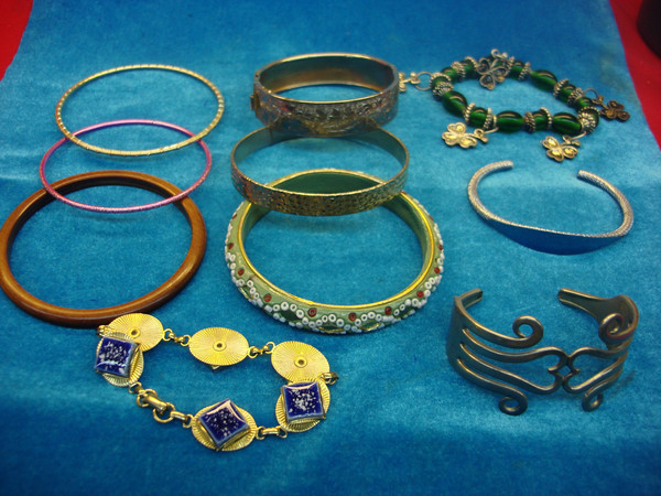Vintage Estate Bracelets Lot of 10 | Unique Costume Jewelry