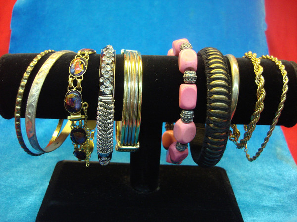 Vintage Costume Bracelet Lot of 10 - Estate Jewelry Find