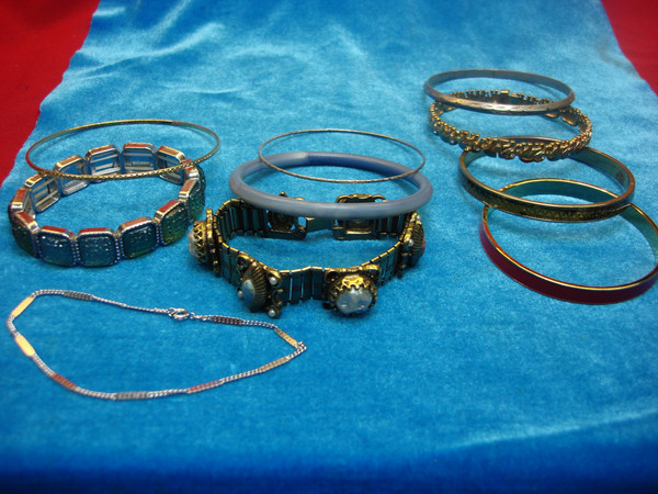 Vintage Estate Bracelet Lot of 10 - Costume Jewelry Variety