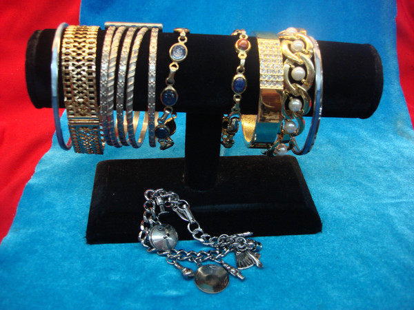 Vintage Estate Bracelet Lot of 10 - Costume Jewelry Collection #34