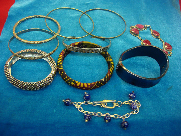 Vintage Costume Bracelet Lot of 10 - Estate Find #37