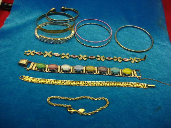 Vintage Costume Bracelet Lot of 10 - Estate Jewelry Find #42