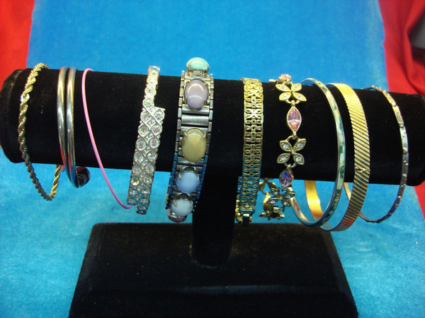Vintage Costume Bracelet Lot of 10 - Estate Jewelry Find #42