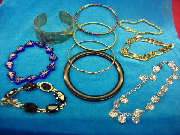 Vintage Costume Bracelet Lot of 10 - Estate Find #48