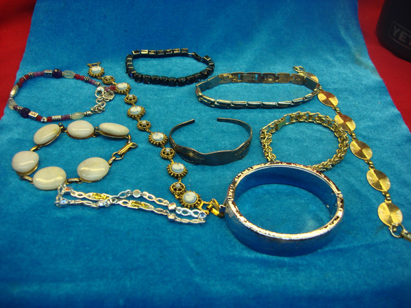 Vintage Costume Bracelets (10 pc Lot) - Estate Find
