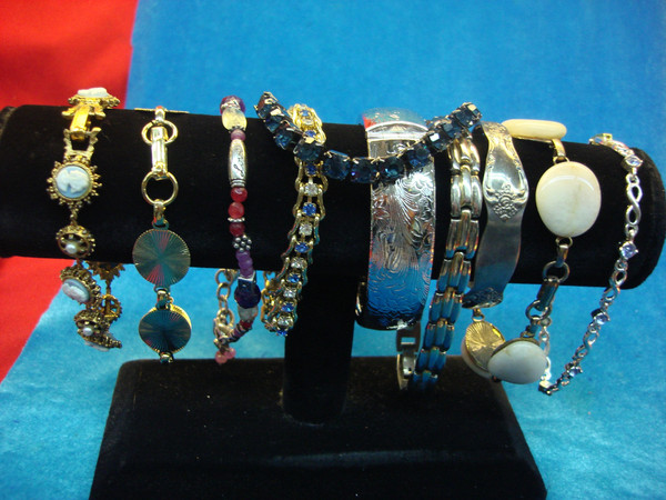 Vintage Costume Bracelets (10 pc Lot) - Estate Find