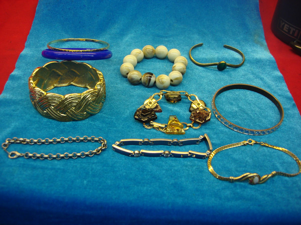 Vintage Costume Bracelet Lot of 10 - Estate Jewelry Collection #53