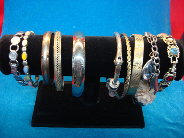 Vintage Estate Bracelet Lot of 10 - Unique Costume Jewelry Collection #55