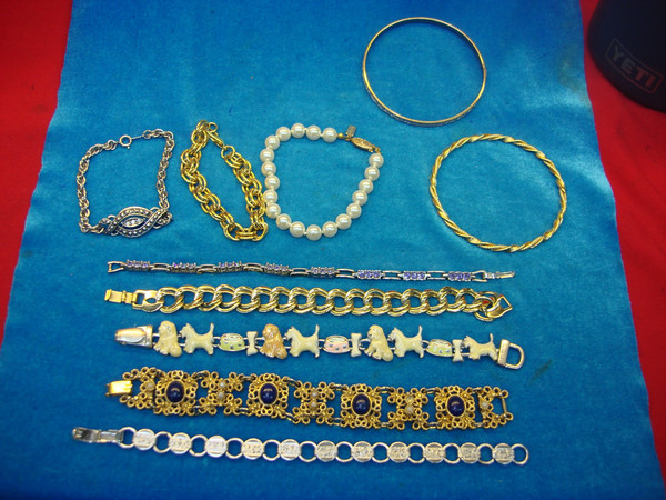 Vintage Costume Bracelet Lot of 10 | Estate Jewelry Collection #60