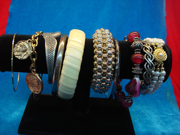 Vintage Costume Bracelet Lot of 10 - Estate Find #75