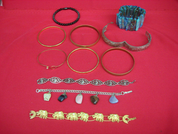 Vintage Costume Bracelet Lot of 10 - Estate Jewelry Finds