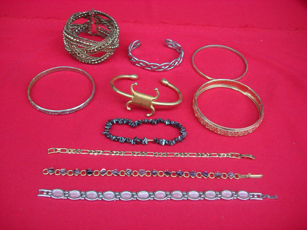 Vintage Costume Bracelet Lot of 10 - Estate Jewelry Collection #137