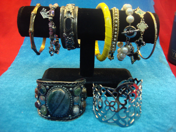 Estate Find! 10 Unique Costume Bracelets - Vintage Lot #94