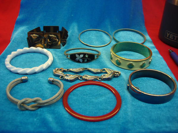 Vintage Estate Bracelet Lot of 10 - Unique Costume Jewelry Collection
