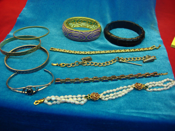 Vintage Costume Bracelet Lot of 10 - Estate Find #100