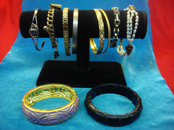 Vintage Costume Bracelet Lot of 10 - Estate Find #100
