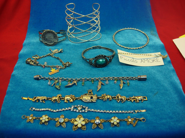 Estate Jewelry Find: 10 Vintage Costume Bracelets Lot #113