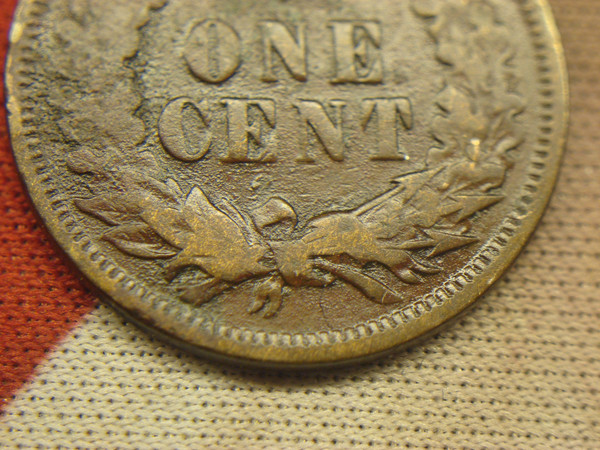 1873 Indian Head Cent - Open 3 Variety (Tough Date) - Natural Surfaces