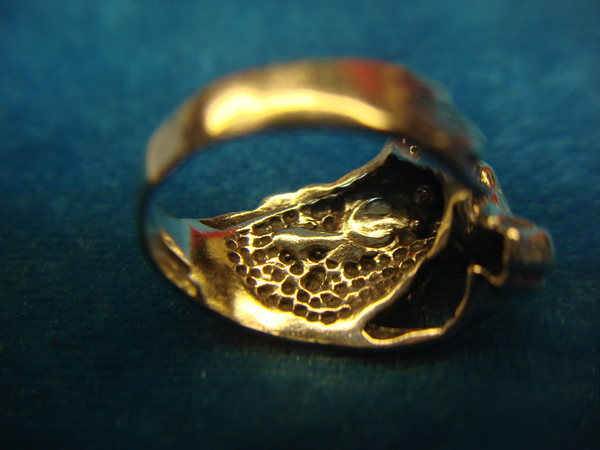 Vintage Sterling Silver Horsehead Ring - Detailed Design, Size 8.25