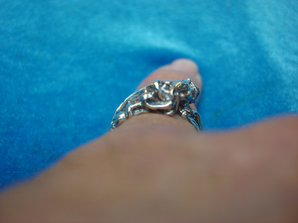 Vintage Sterling Silver Horsehead Ring - Detailed Design, Size 8.25