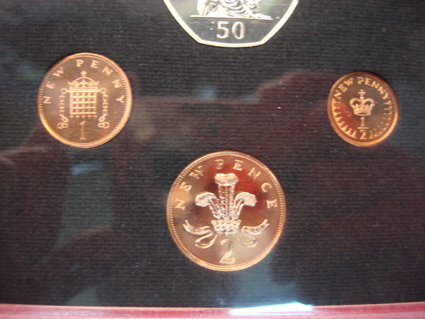 1971 Great Britain Decimal Coin Proof Set - 6 Coins & Commemorative Medal -  Royal Mint
