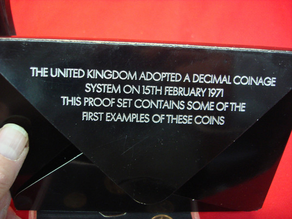 1971 Great Britain Decimal Coin Proof Set - 6 Coins & Commemorative Medal -  Royal Mint