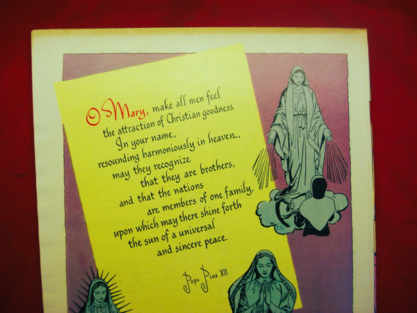 Vintage 1954 'Behold The Handmaid' Comic Book - Story of Our Blessed Mother - Geo A Pflaum