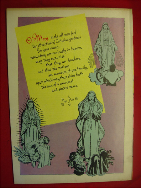 Vintage 1954 'Behold The Handmaid' Comic Book - Story of Our Blessed Mother - Geo A Pflaum
