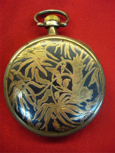 Antique EL Brazalete Open Face Pocket Watch .900 Silver - Perrenoud Fils & Co.