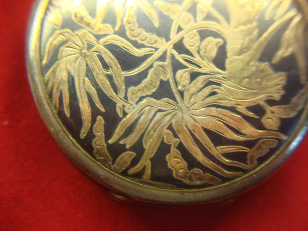 Antique EL Brazalete Open Face Pocket Watch .900 Silver - Perrenoud Fils & Co.