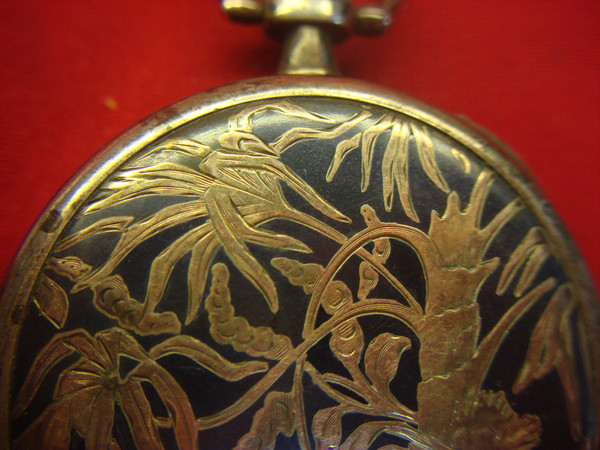 Antique EL Brazalete Open Face Pocket Watch .900 Silver - Perrenoud Fils & Co.