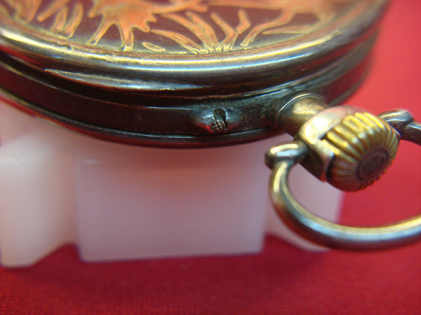 Antique EL Brazalete Open Face Pocket Watch .900 Silver - Perrenoud Fils & Co.