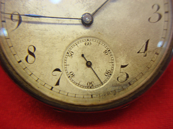 Antique EL Brazalete Open Face Pocket Watch .900 Silver - Perrenoud Fils & Co.
