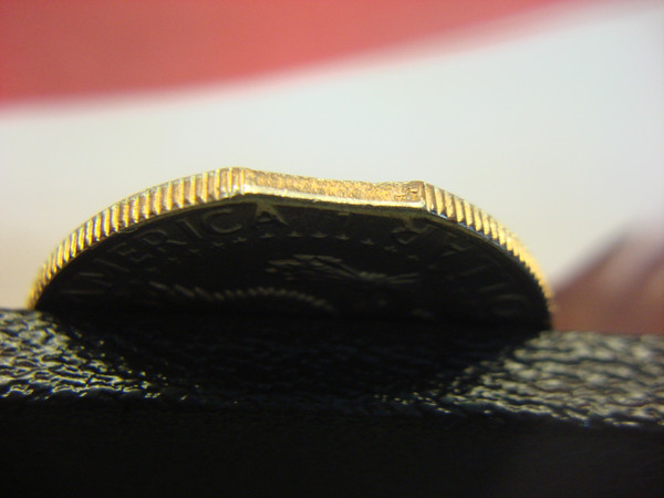 1977 Kennedy Half Dollar with Die Clip - Rare Minting Error, Nice Condition