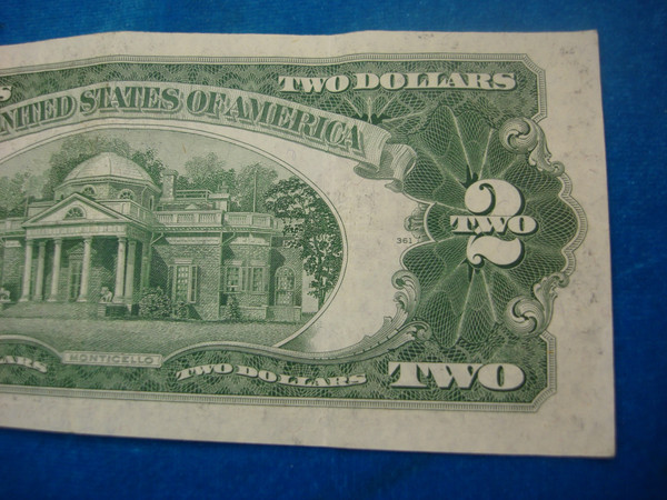 Rare 1928 Series G $2.00 US Note - Red Seal, Clarke & Snyder Signatures