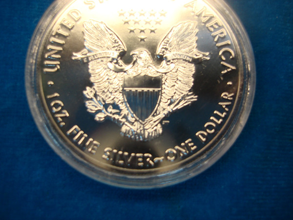 2018 American Silver Eagle with Ruthenium Accents - .999 Fine Silver Dollar