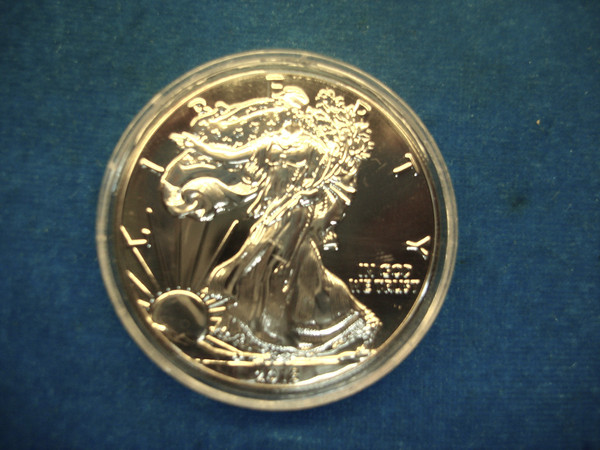 2018 American Silver Eagle with Ruthenium Accents - .999 Fine Silver Dollar