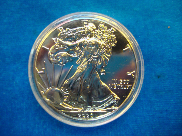 2020 American Silver Eagle Ruthenium Accent Coin (1 oz .999 Fine Silver)