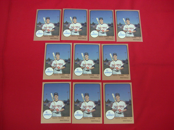 Travis Fryman 1988 ProCards Fayetteville Generals MLB Minor League Card Lot #1094 (Excellent Condition)