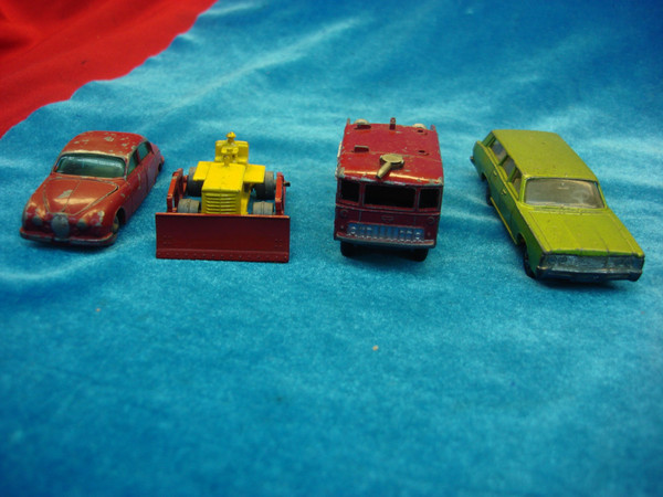 Vintage Lesney Matchbox Lot of 8 (#18, 48, 55, 57, 58, 62, 63, 65) - Parts/Restoration