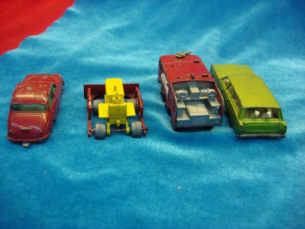 Vintage Lesney Matchbox Lot of 8 (#18, 48, 55, 57, 58, 62, 63, 65) - Parts/Restoration
