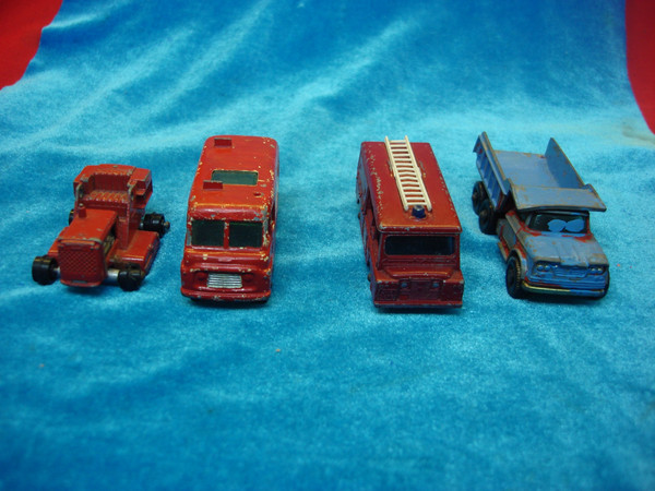 Vintage Lesney Matchbox Lot of 8 (#18, 48, 55, 57, 58, 62, 63, 65) - Parts/Restoration