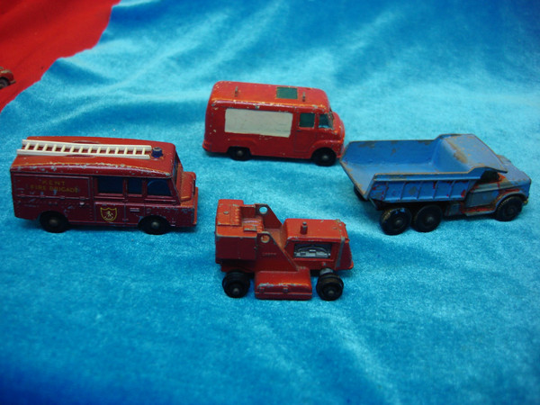 Vintage Lesney Matchbox Lot of 8 (#18, 48, 55, 57, 58, 62, 63, 65) - Parts/Restoration