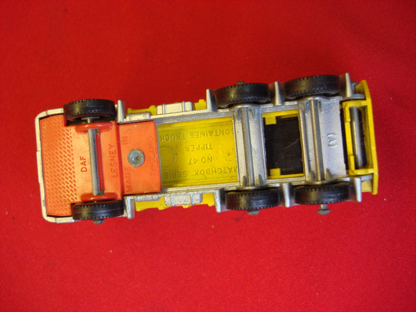 Vintage Matchbox Lesney No. 47C, 1E & 2D Truck Trio - Tipper, Mercedes Truck & Trailer
