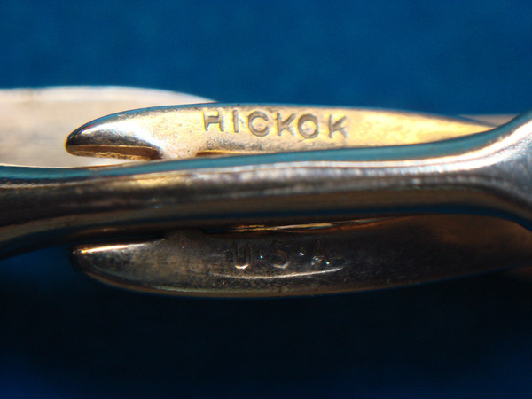 Vintage Hickok Gold/Silver Semi-Auto Shotgun Tie Clip - 3