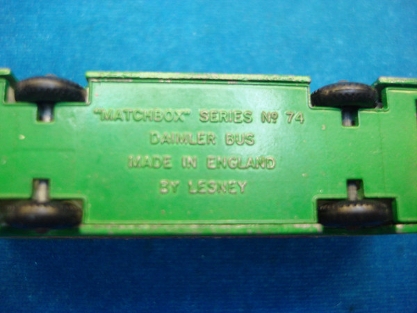 Vintage Matchbox Lesney No. 74B Leyland Royal Tiger Coach (1966 International Livery) - Mild Playwear