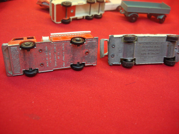 Vintage Lesney Matchbox Cars (8-Pack) - Parts/Restoration - Regular & Superfast Wheels