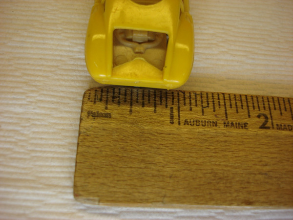 Vintage 1960s Aurora Lola GT Cigar Box Car #6106 - Yellow, Mint Condition