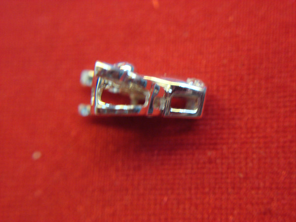 Petite 10K White Gold Angel Pendant with Diamonds - Exquisite & Elegant
