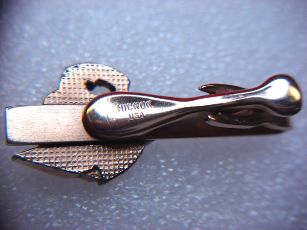 Vintage Hickok Gold Tone Circular Saw Tie Clip - Unique Retro Accessory #122
